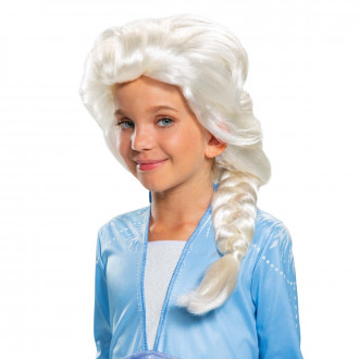 Kids Disney Princess Elsa Frozen Costume Parrucca