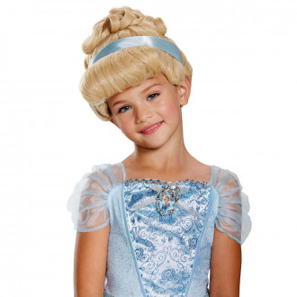 Kids Disney Princess Cenerentola Costume parrucca
