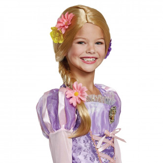 Parrucca del Costume della principessa della Princess Rapunzel dei Bambini