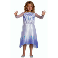 Costume Elsa Regina Frozen 2 Standard Bambina