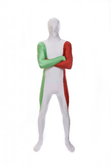 Morphsuit Bandiera Italiana Adulti