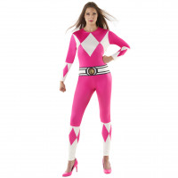 Costume Power Ranger Rosa Adulto