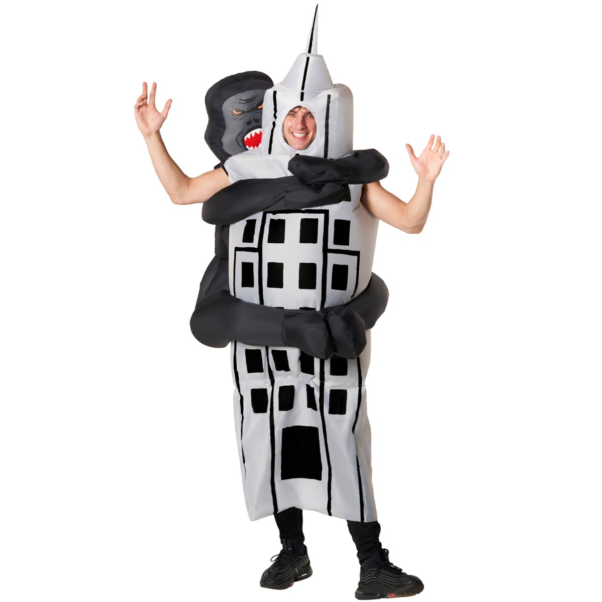 Costume Gonfiabile Gorilla Grattacielo