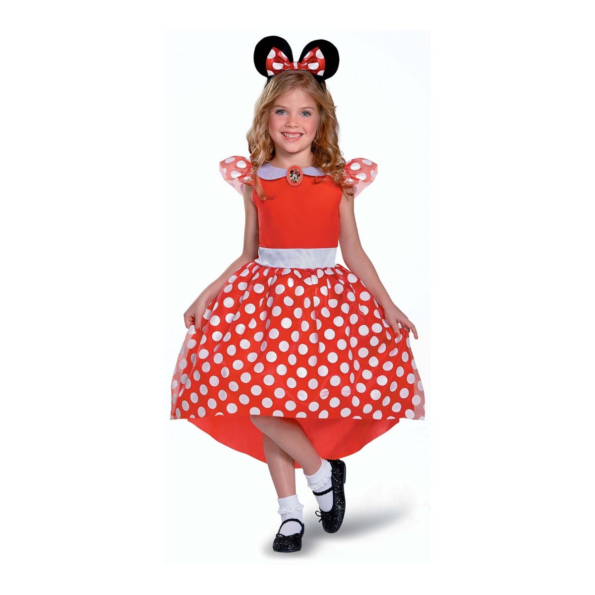 Costume Minnie Classico Rosso Bambina