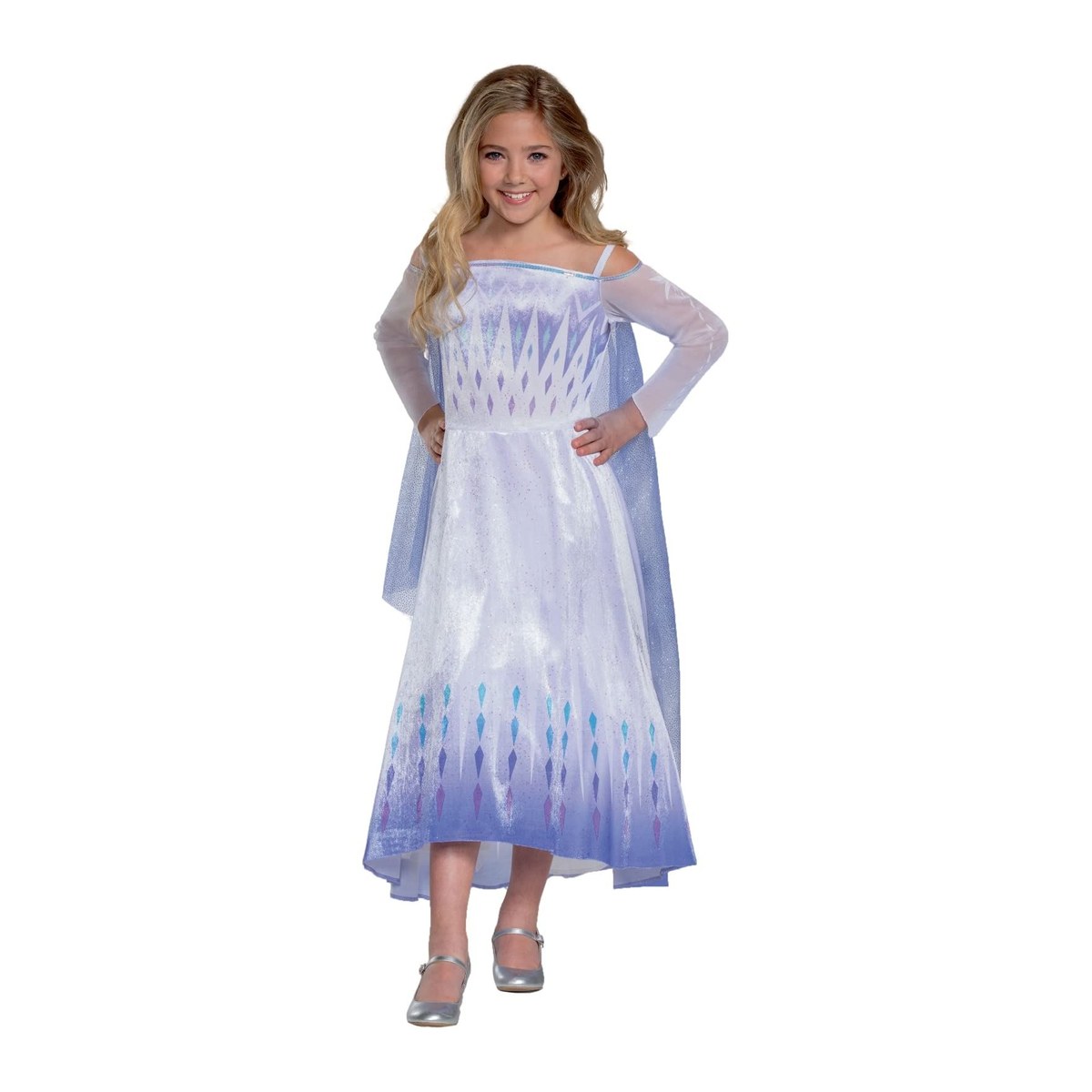 Costume Elsa Regina Frozen 2 Deluxe Bambina
