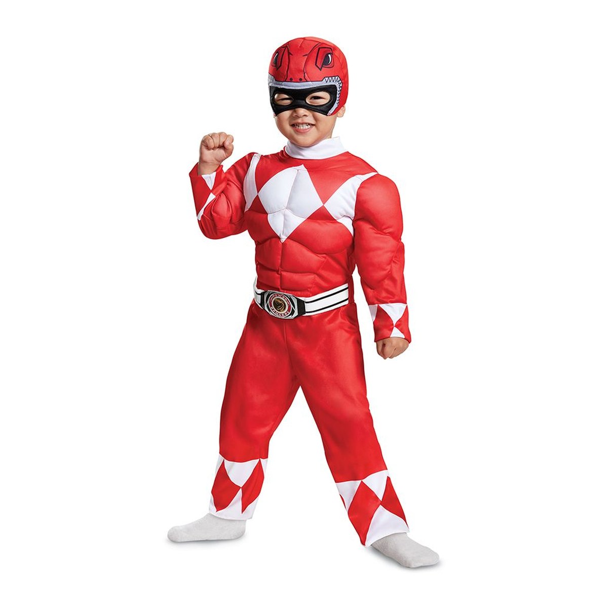 Costume Power Ranger Rosso Bambini