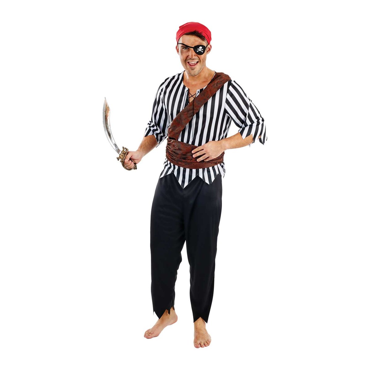 Costume da secondo di bordo pirata da uomo