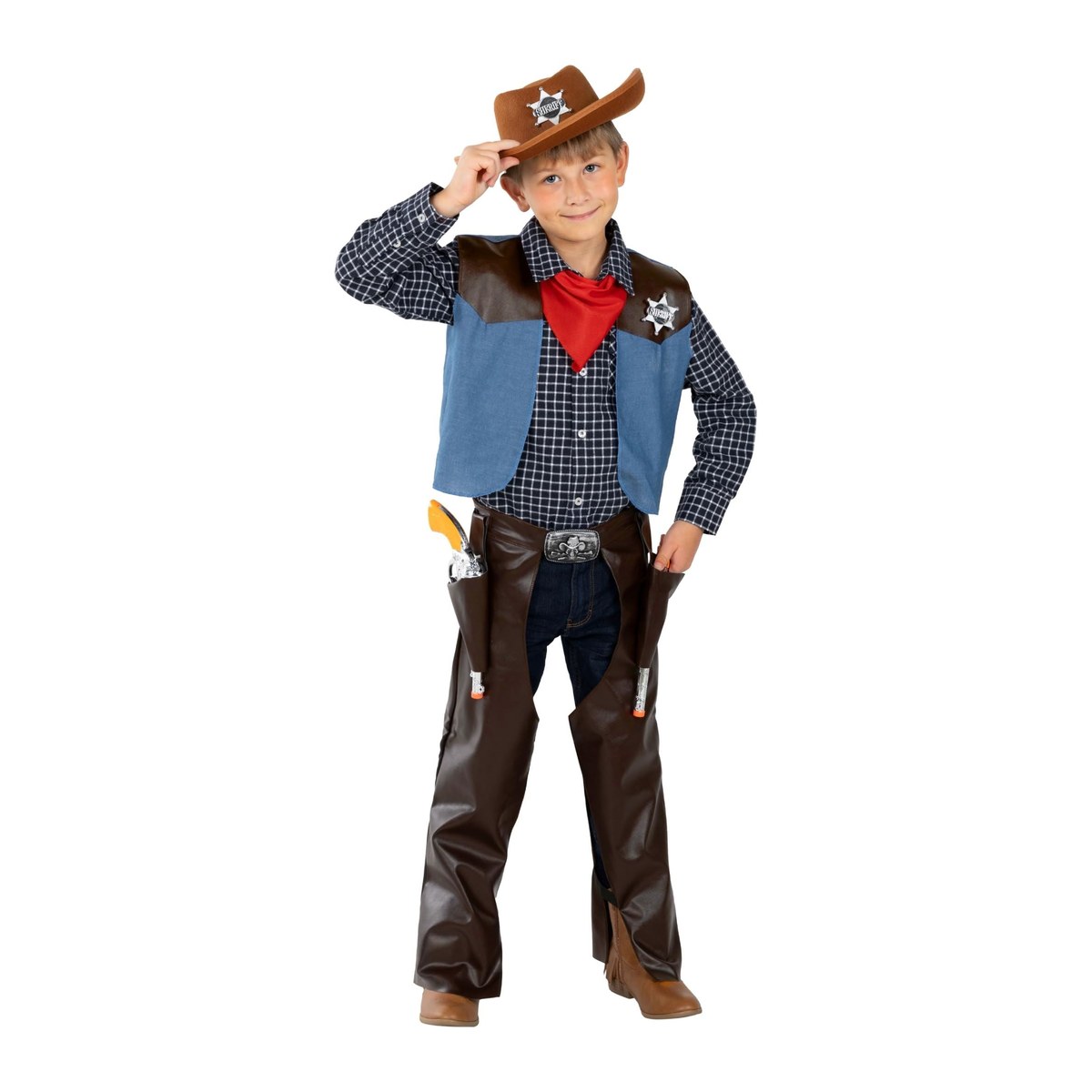 Costume da cowboy con pistole per bambino