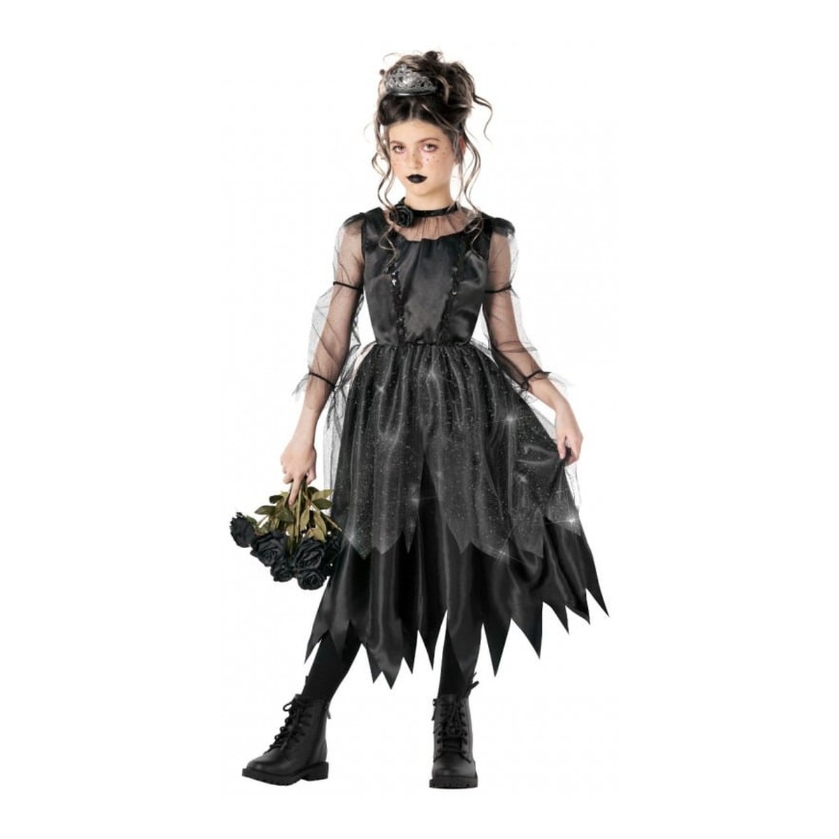 Costume da principessa oscura strega gotica per bambina
