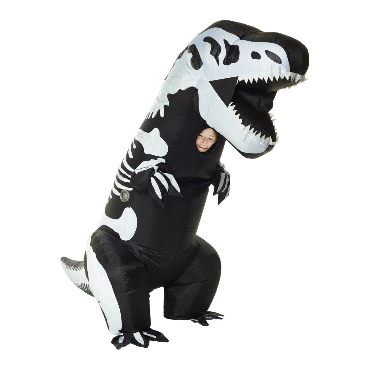 Costume Gonfiabile Gigante da Scheletro T-Rex per Bambini