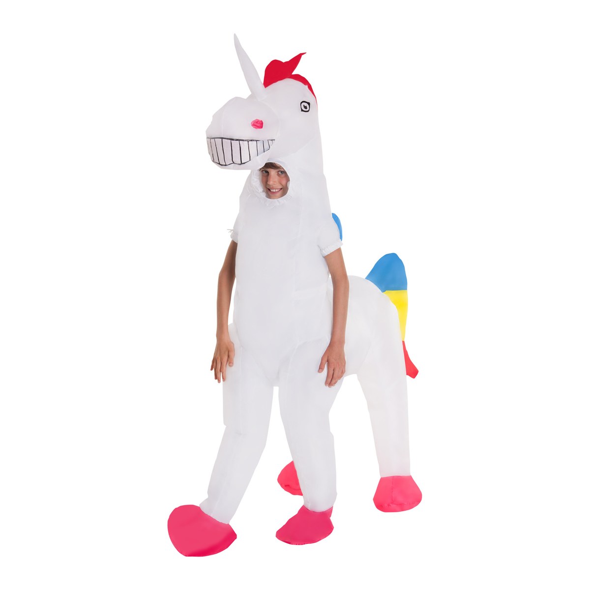 Costume Gonfiabile da Unicorno Gigante per Bambini