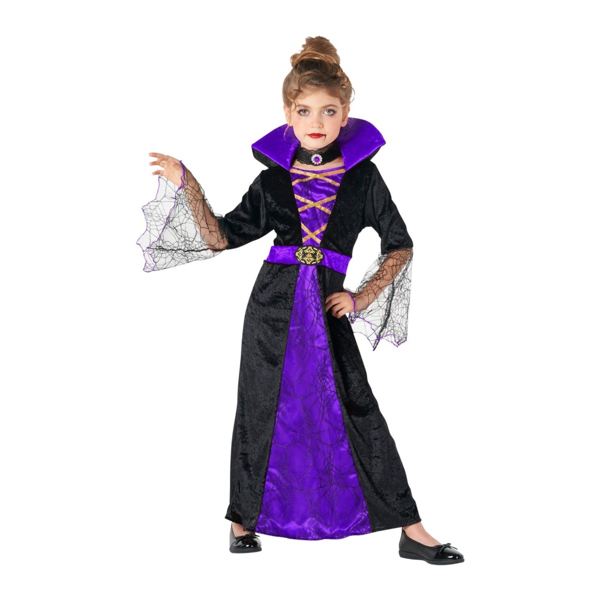 Kids Vampiress Costume Purple