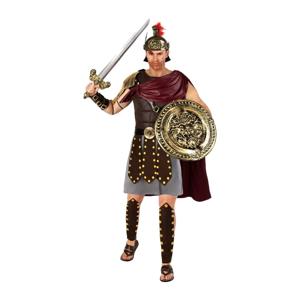 Costume da gladiatore romano da uomo
