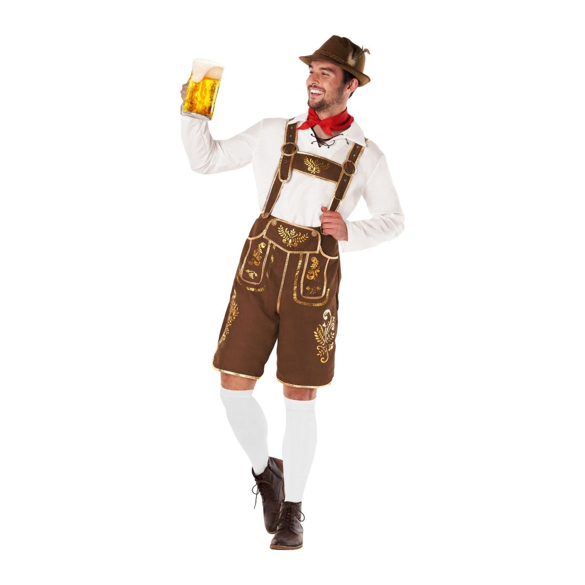 Costume da uomo lederhosen tradizionale