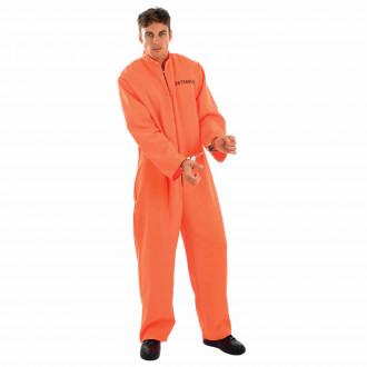 Costume da carcerato arancione uomo