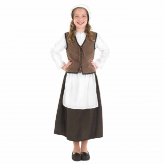 Costume Cameriera Medievale Bambina