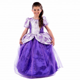 Costume Principessa Medievale Viola Bambina