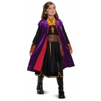 Costume Anna Viandante Frozen 2 Deluxe Bambina