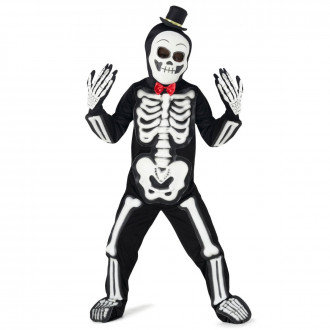Kids Glow In The Dark Skeleton Costume