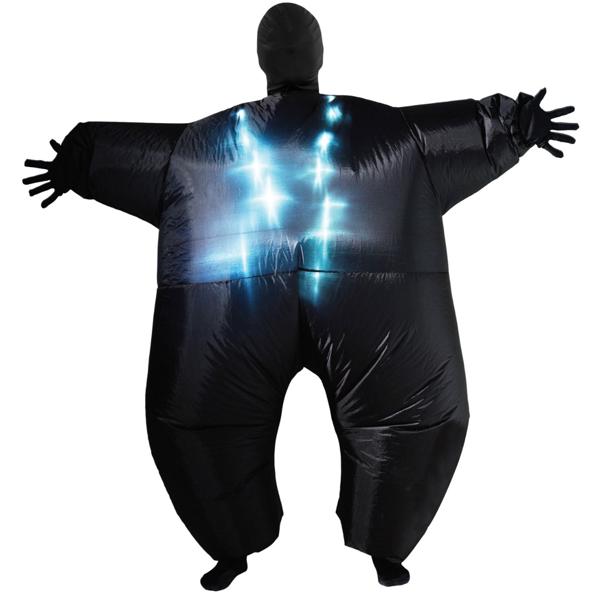 Costume Gonfiabile MegaMorph Nero Luminoso