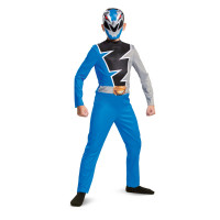 Costume Power Ranger Dino Fury Blu Bambini