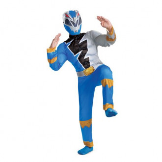 Costume Power Ranger Dino Fury Blu Bambini