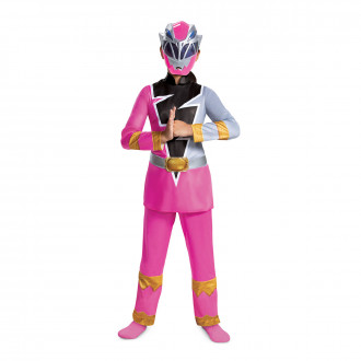 Costume Power Ranger Dino Fury Rosa Bambini