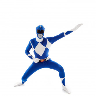 Costume Power Ranger Blu Adulto