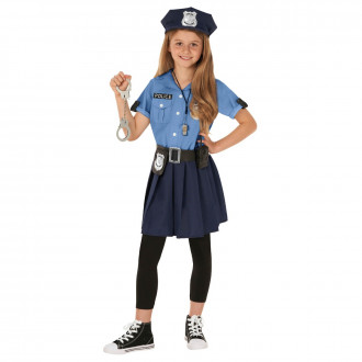 Costume da poliziotta blu per ragazze