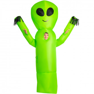 Costume gonfiabile da alieno con braccia ondeggianti per bambini
