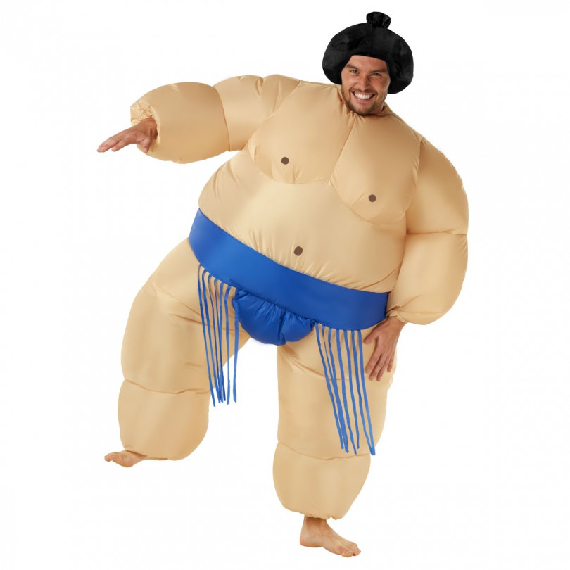 Costume gonfiabile da lottatore di sumo gigante per uomo