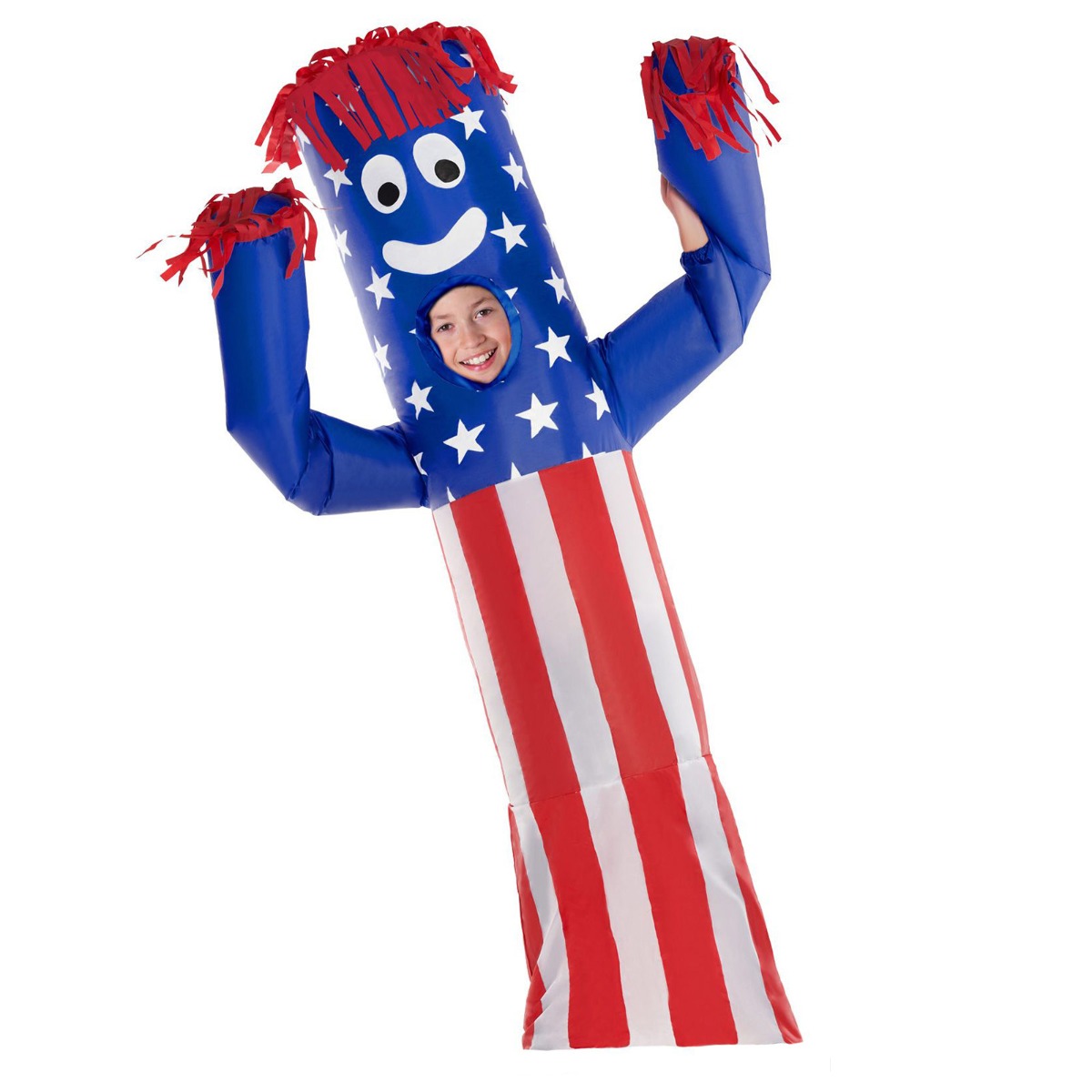 Costume Gonfiabile da Omino Tubo con Braccia Ondeggianti USA per Bambini