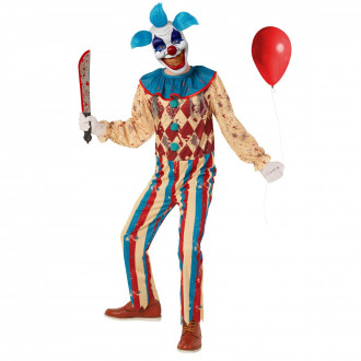 Costume da clown malvato vintage per bambini