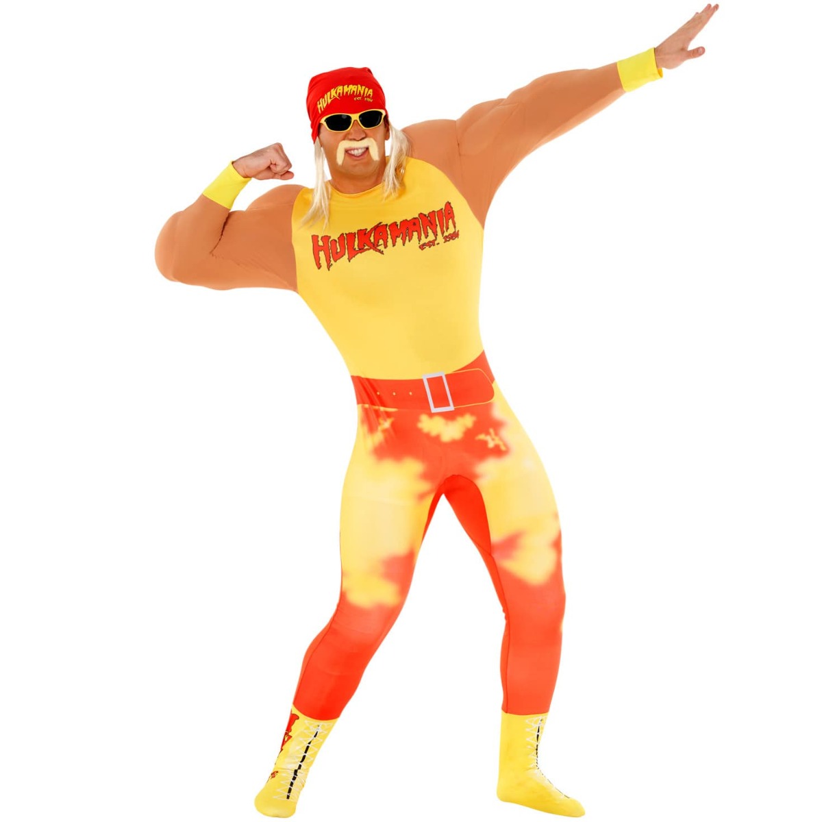 Costume da Lottatore Hulk Hogan Per Gli Uomini
