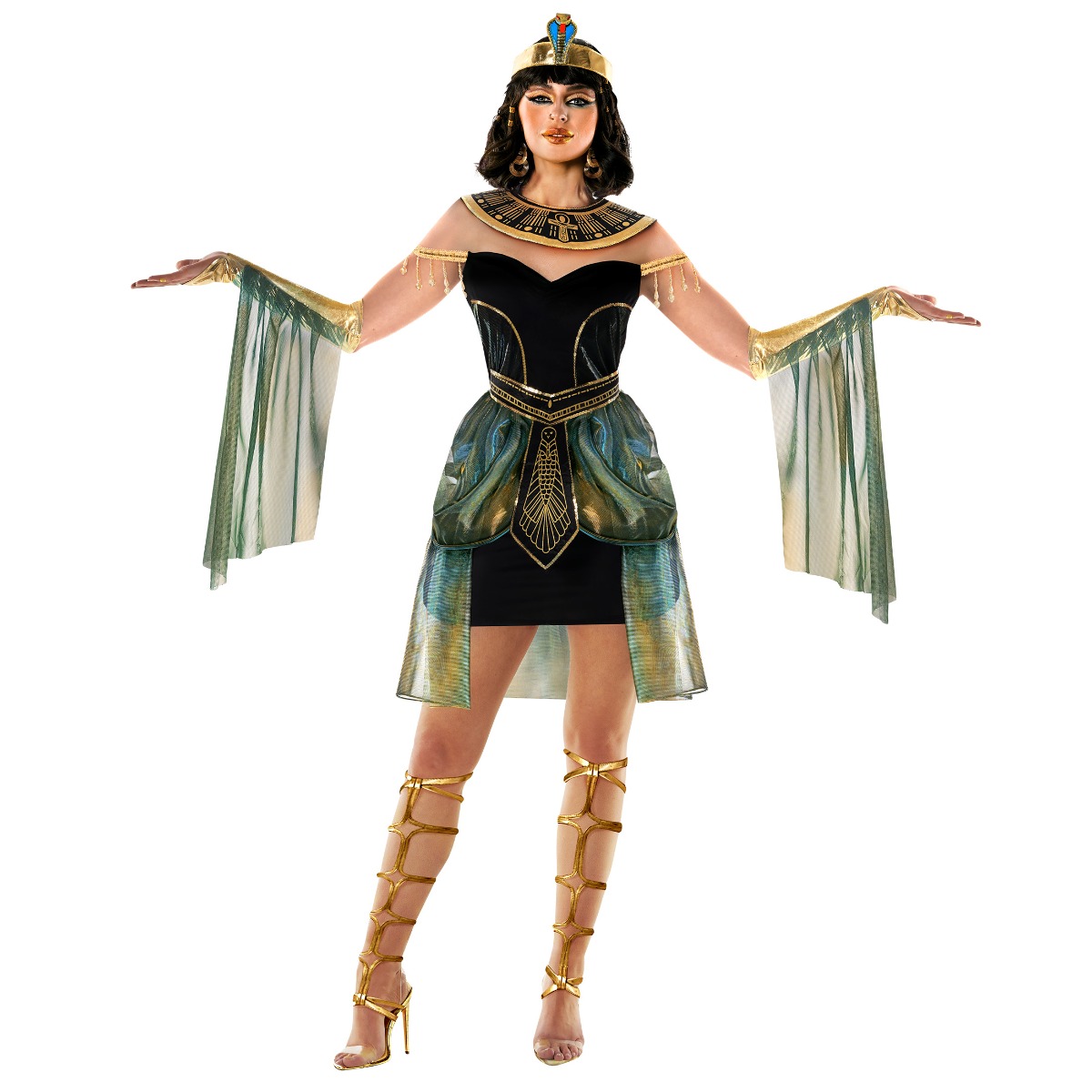 Costume egiziano della regina del Nilo per le donne