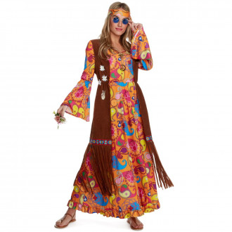 Costume Lungo Hippie Donna